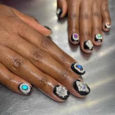 25 diamond nail designs for a glamorous