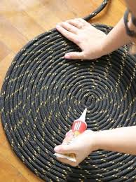 how to make a rope rug