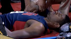 'second i saw my bone, i just. Paul George Injury Indiana Pacer Suffers Gruesome Leg Injury