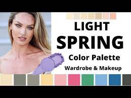 light spring color palette for wardrobe