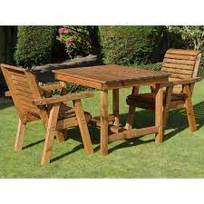 4 Seat Garden Table And Chairs Teak 4