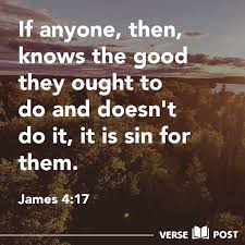James 4:17 | James 4, How to memorize things, Scripture memorization