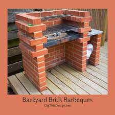 backyard brick barbeques dig this design