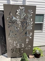 Outdoor Privacy Screen Metal Wall Art