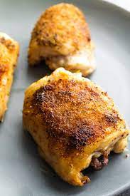 perfect crispy baked en thighs