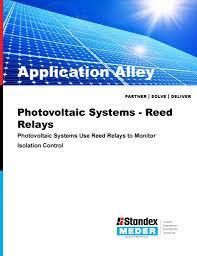 Purchase powerful and efficient photovoltaic relay at alibaba.com for carrying out distinct electrical terminal operations. Reed Relays For Use In Solar Inverter And Photovoltaic Applications Standex Electronics