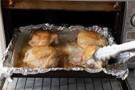 juicy toaster oven baked en thighs