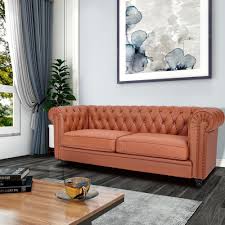 3 seater sofa couch genuine leather