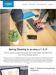 How to clean a computer, computer components, and other electronics. Crucial Uk Spring Cleaning Is As Easy As 1 2 3 Milled