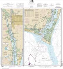 11537 Cape Fear River Cape Fear To Wilmington Nautical Chart