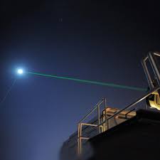 nasa launched laser beams at the moon