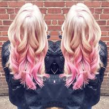 To achieve this platinum blonde hair there are a few things that you will need. Platinum Blonde With Pink Highlights In Love Pink Blonde Hair Blonde With Pink Blonde Hair Color