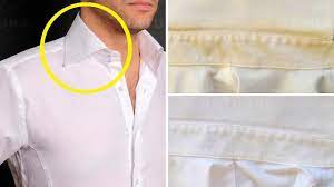 remove sweat stains from white clothes
