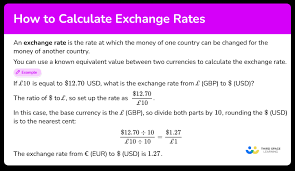 How To Calculate Exchange Rates Math