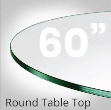 60 round glass table top dulles