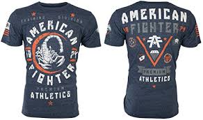 American Fighter Affliction Men T Shirt Michigan Biker
