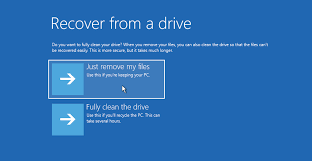 revive windows with a recovery drive