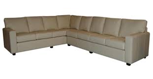 Maxwell Leather Sectional Raw Home