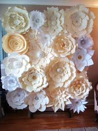 Paper Flower Diy Backdrop Flower Wall