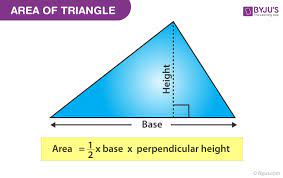 Area Of A Triangle How To Find Area