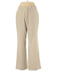 Details About Haggar Women Brown Dress Pants 12
