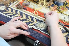 oriental area rug repair services in