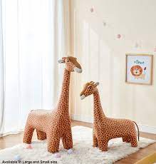 hailey giraffe kids stool small