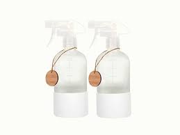 16oz Frosted Glass Spray Bottles With