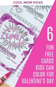 Free printable valentine coloring cards. 6 Free Printable Color Your Own Valentines That Make The Perfect Party Craft For Kids Cool Mom Picks