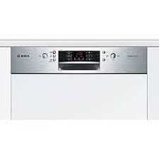 Bosch dishwashers use an electronic control panel with an on/off button, delay start, buttons for each wash cycle and additional options, display panel and connect the power cord firmly to the bosch dishwasher as well as the power supply if the dishwasher isn't working or the display panel is blank. Bosch Smi46is00e Serie 4 60 Cm Built In Dishwasher Stainless Front Panel 13 Covers Vieffetrade