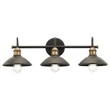 Three light bathroom vanity light from the tofino collection features: Oil Rubbed Bronze Vanity Lighting Joss Main