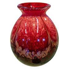 Coloured Glass Vase Urn
