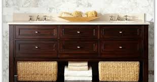 Classic single sink vanity, white, carrara marble & chrome finish knobs. Pottery Barn Look Alike Bathroom Vanities
