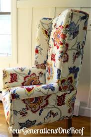 how to reupholster a wingback chair