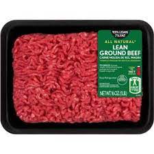 93 lean 7 fat ground beef