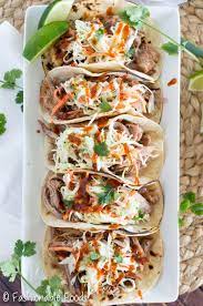 chipotle bbq pulled pork tacos with