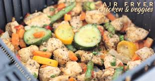 air fryer en and veggies recipe