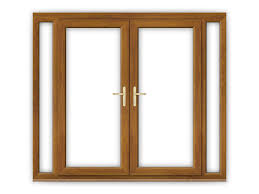 Golden Oak Upvc French Doors Flying Doors