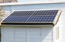 how much solar power do i need for my shed
