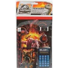 Jurassic World 7 Piece Calculator Set