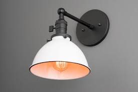 Farmhouse Shade Wall Sconce With Switch