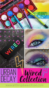 eye looks featuring urban decay wired
