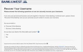 Why do you need my. Bank Of The West Online Banking Sign In