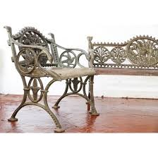 Cast Iron Garden Bench Antique