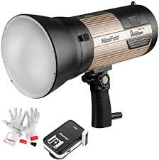 Amazon Com Nicefoto Nflash 680a 680ws Gn68 2 4g Bowens Mount Wireless Photo Studio Strobe Flash Light With Bulit In 6000mah Battery 500 Full Power Flashes 0 1 5 5s Recycle Time For Canon Camera