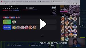 Elegantmatt69 Luigi Match Up Chart Twitch