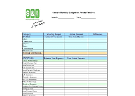 Monthly Expense Sheet Spreadsheet Budget Excel Free Expenses Pdf
