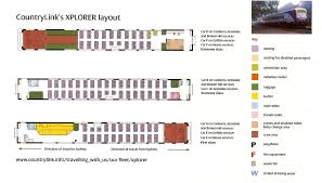 Countrylink Xplorer Scan Of Countrylink Seating Plan And C