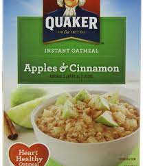 healthy apple cinnamon quaker instant