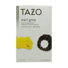 tazo earl grey black tea nutrition